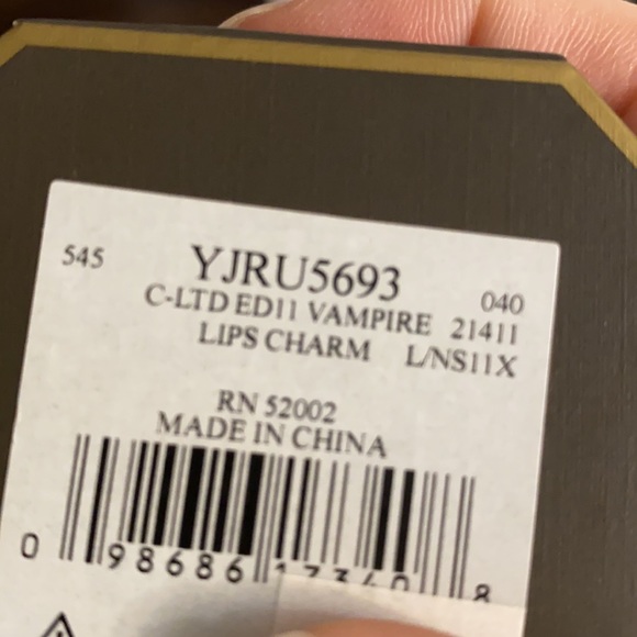 Juicy Couture HALLOWEEN Vampire Lips Charm LIMITED EDITION 2011 LE - Picture 4 of 5